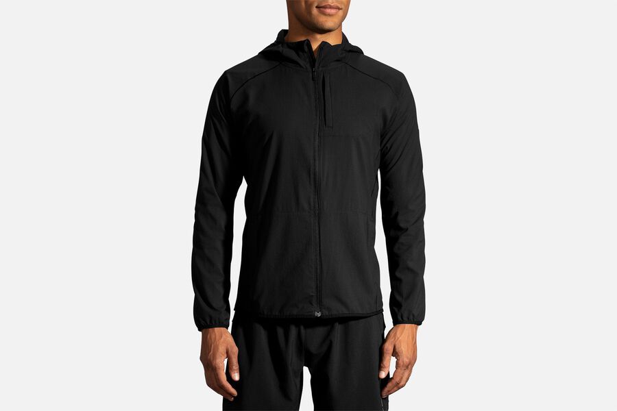 Brooks Men's Canopy Outerwear Black ( PIZDB8276 )